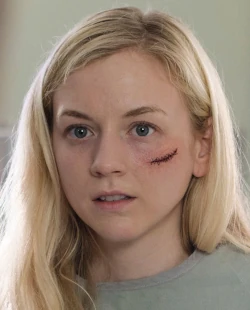 Visage de Beth dans la série The Walking Dead