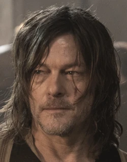 Visage de Daryl dans la série The Walking Dead