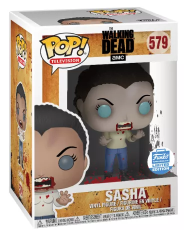Figurine Sasha dans sa boite (Pop The Walking Dead / Sasha)
