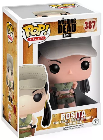 Figurine Rosita dans sa boite (Pop The Walking Dead / Rosita)