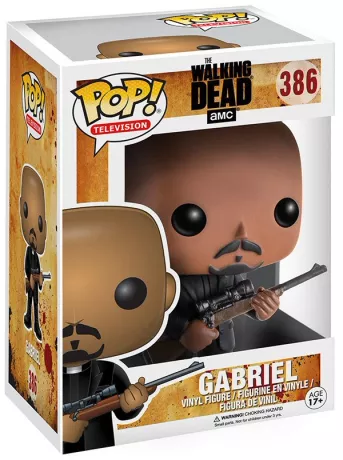 Figurine Gabriel dans sa boite (Pop The Walking Dead / Gabriel)