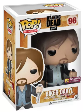 Figurine Daryl dans sa boite (Pop The Walking Dead / Biker Daryl)