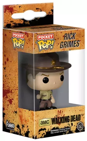 Figurine Rick dans sa boite (Pop The Walking Dead / Rick Grimes)