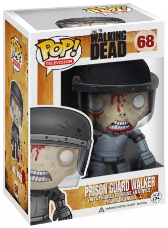 Figurine Zombie dans sa boite (Pop The Walking Dead / Prison Gard Walker)