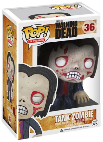 Figurine Zombie dans sa boite (Pop The Walking Dead / Tank Zombie)